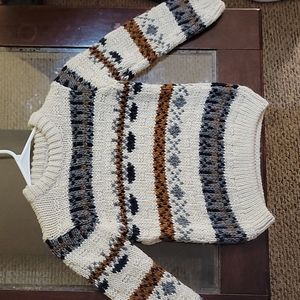 Boys Jacquard Knit Sweater